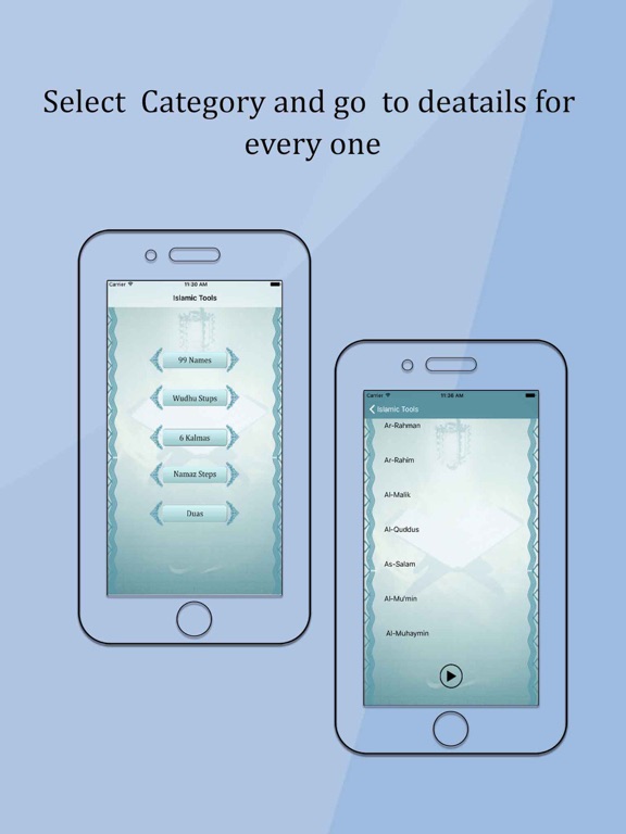 Screenshot #5 pour Islamic Tools - 99 Names -6 kalmaz wadu steps