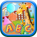 Crian&ccedil;as, formas, ABC, toddler, aprendizagem, jogo icon