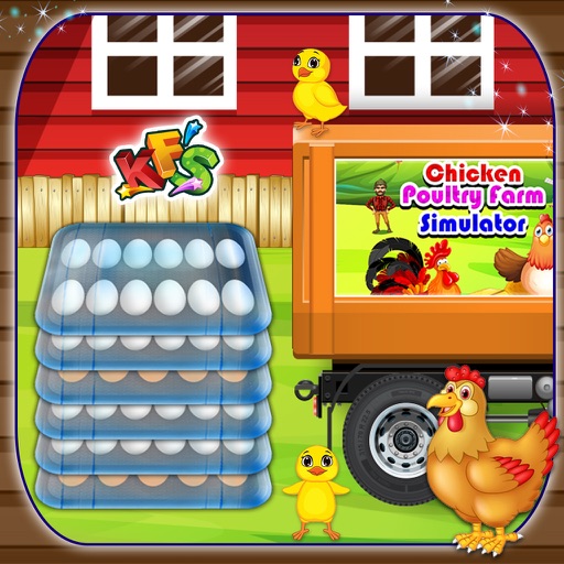 Chicken Poultry Farm Simulator- Animal Breeding icon