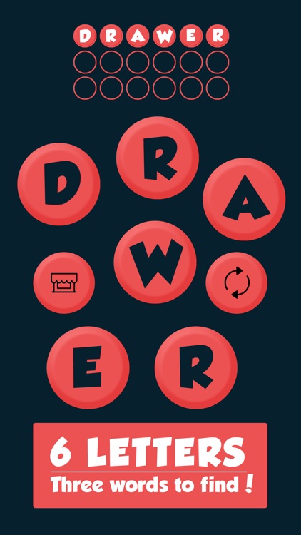 Anagram Bubbles - Word Search Brain Training Games screenshot-3