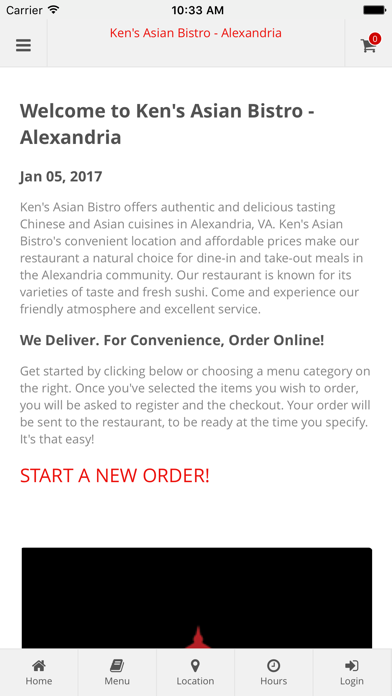 How to cancel & delete Ken's Asian Bistro Alexandria from iphone & ipad 1