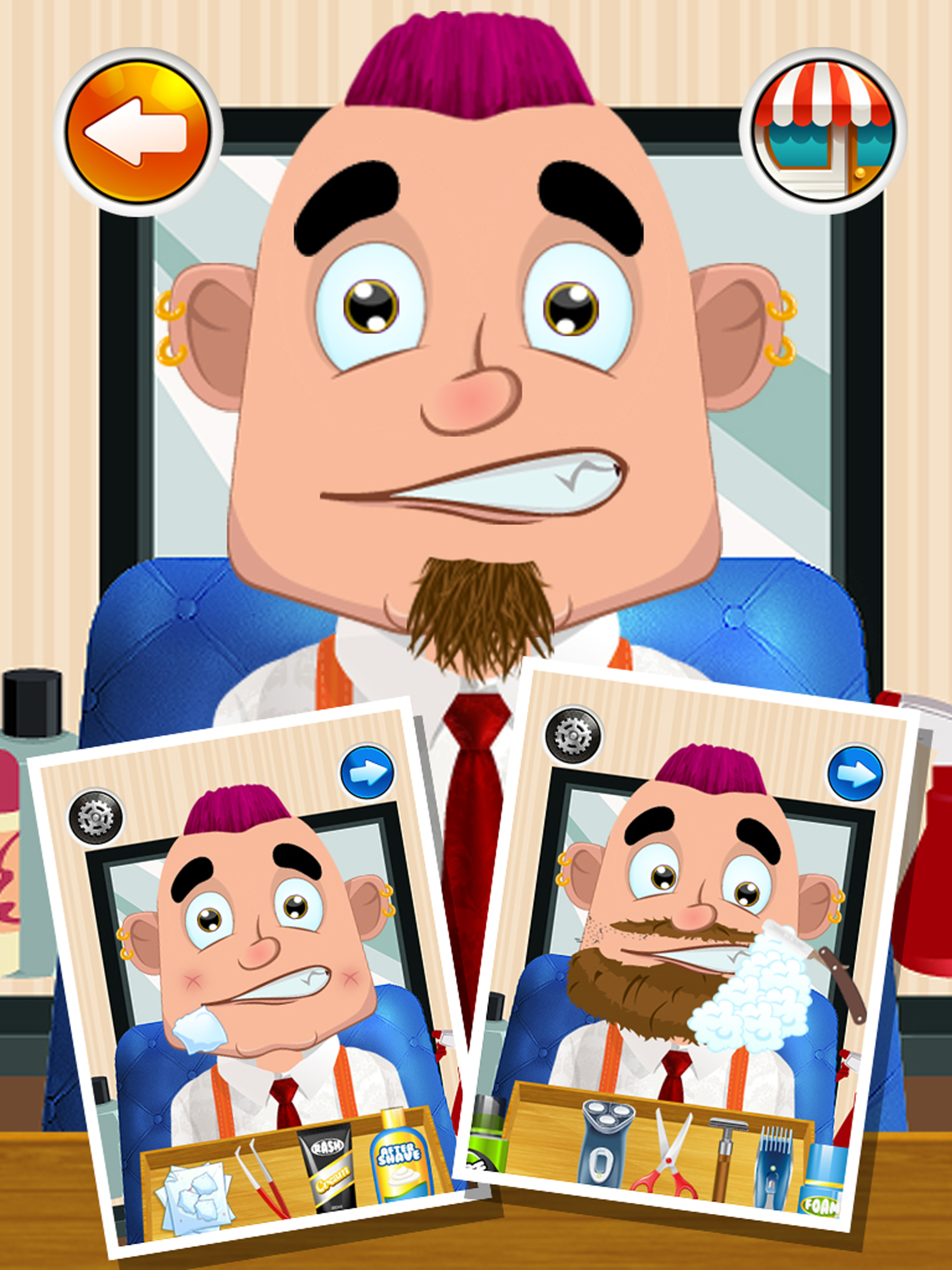 Crazy Shave Salon - Beard Hair-Cut