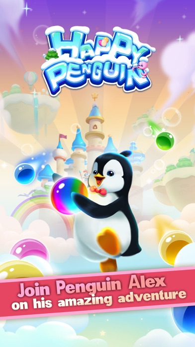 Screenshot #1 pour Happy Penguin - Bubble Shooter