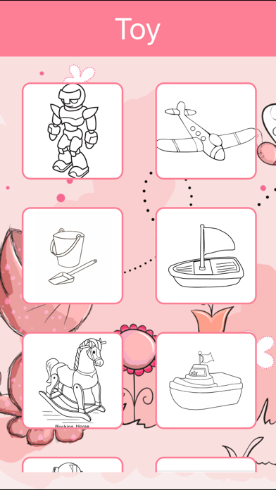 Screenshot #3 pour Livre À Colorier des Jouets Pour Les Enfants