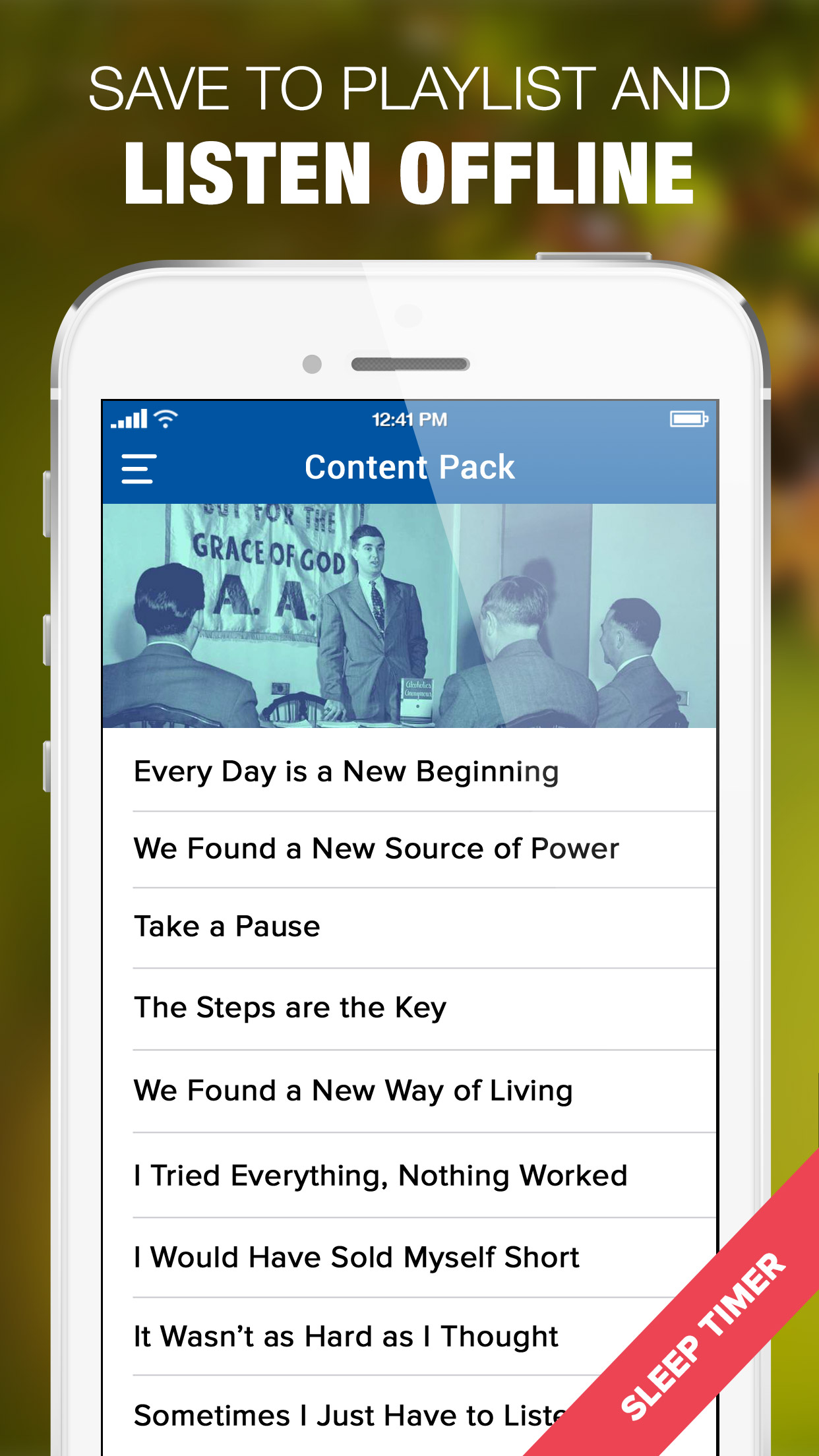 AA Audio Companion for Alcoholics Anonymous screenshot 5