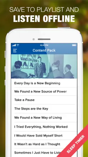 AA Audio Companion for Alcoholics Anonymous screenshot 5
