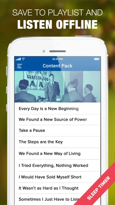 AA Audio Companion for Alcoholics Anonymous: Screenshot 5 von 5