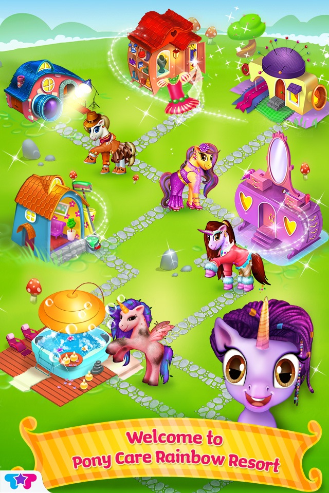 Pony Care Rainbow Resort - Enchanted Fashion Salon screenshot 2