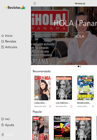 +Revistas screenshot 2