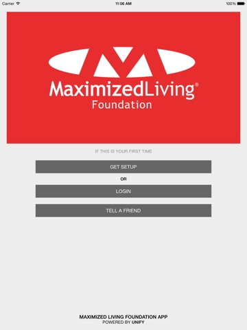 Maximized Living Foundation for iPad screenshot 4