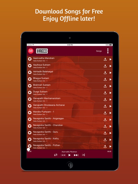 Screenshot #5 pour 100 Sanskrit Devotional Songs