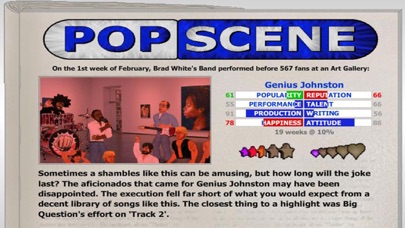 Popscene (Music Industry Sim) Screenshot