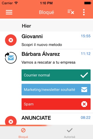 Spamdrain - clean email screenshot 3