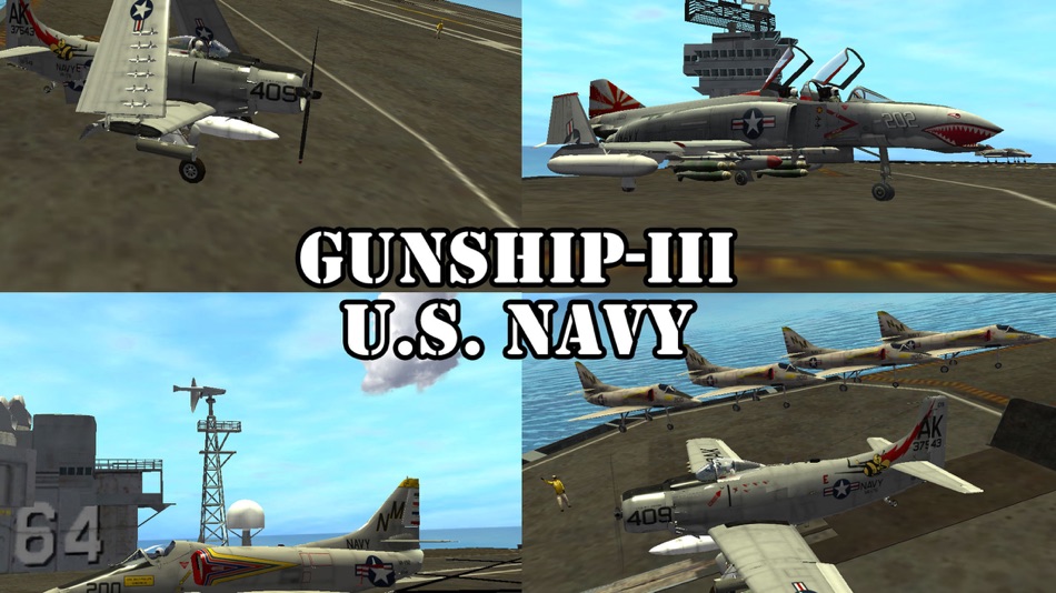 Gunship III - Combat Flight Simulator - U.S. Navy - 3.8.4 - (iOS)