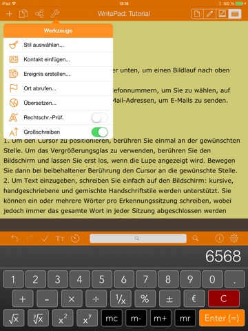 WritePad Deutsch screenshot 3