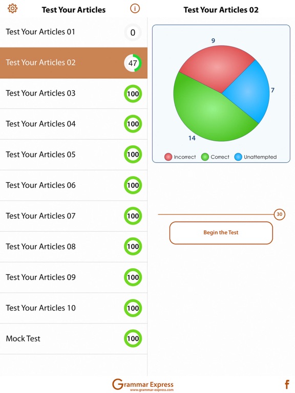 Screenshot #5 pour Test Your Articles Lite