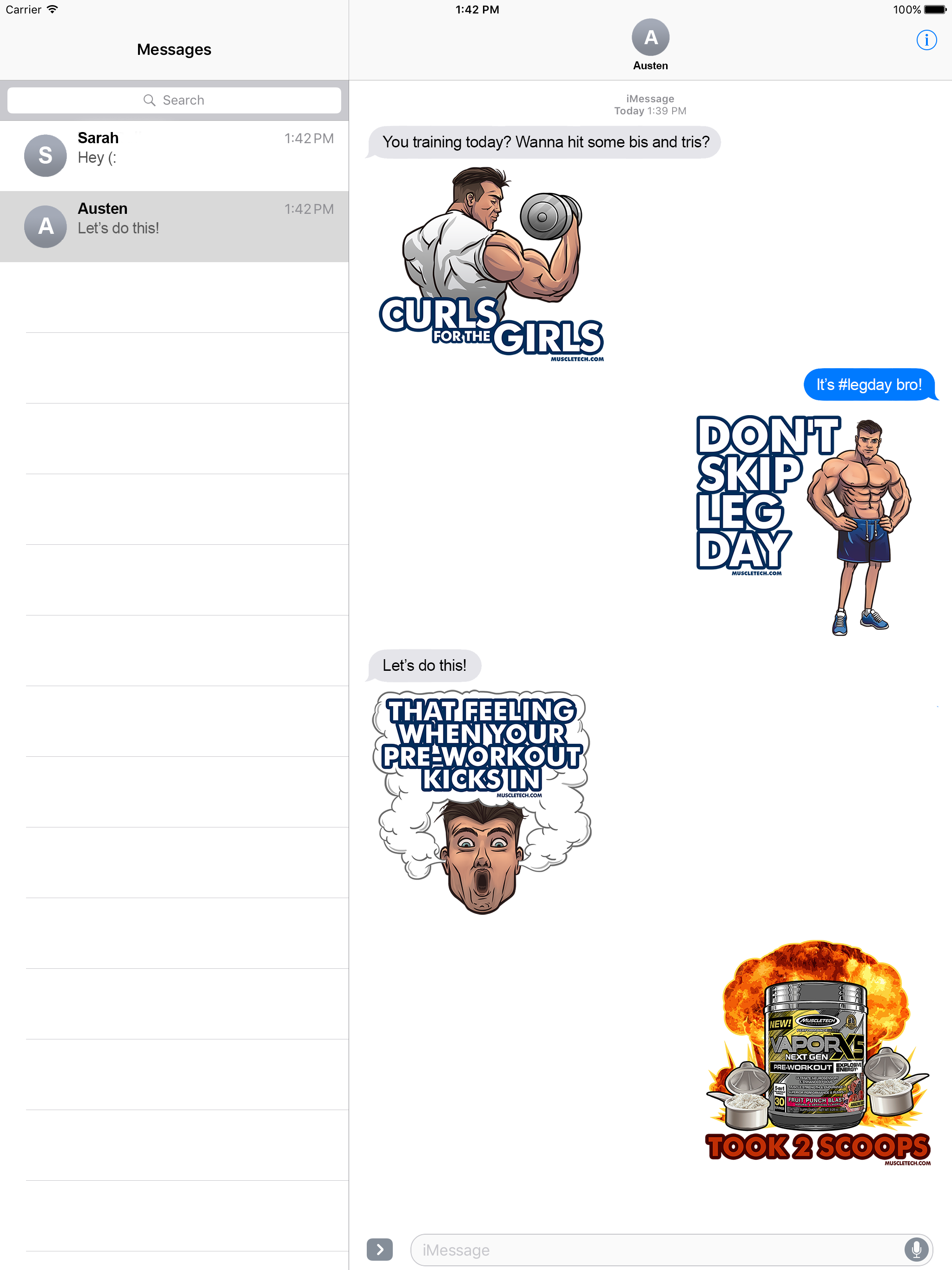 MuscleTech Emojis