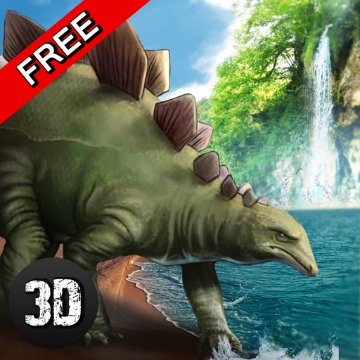 Jurassic Dino Stegosaurus Simulator 3D Icon