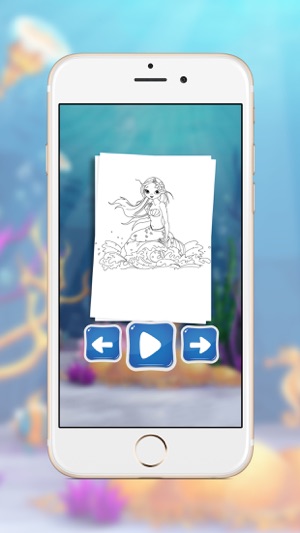 Mermaid Coloring Toddlers Game(圖5)-速報App