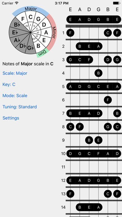 FretBud - Chord & Scales for Guitar, Bass and Moreのおすすめ画像1