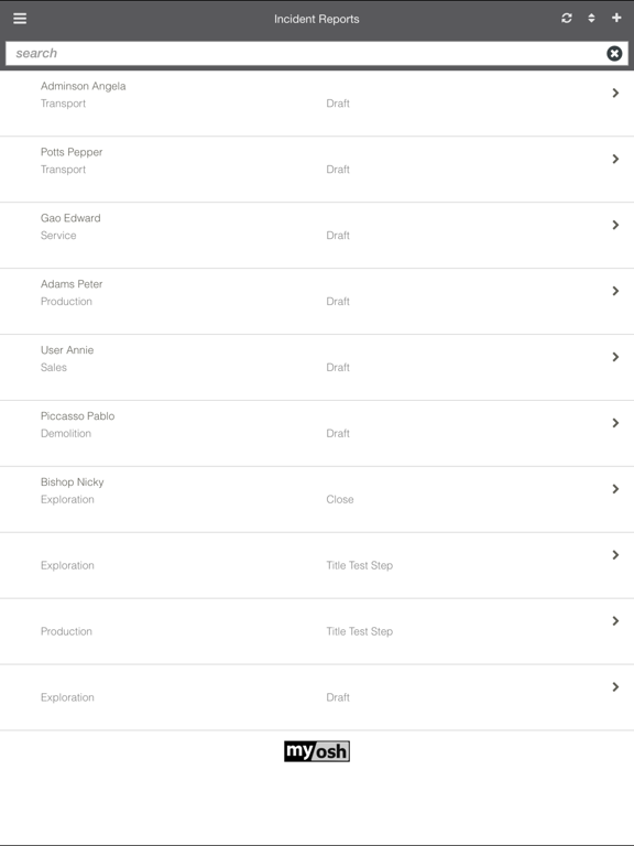 Screenshot #6 pour myosh Safety Management