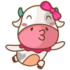 Mira the sweet cow for iMessage Sticker