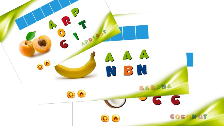 Easy Alphabet Fruit Vocabulary