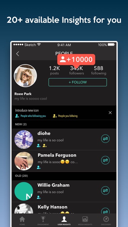 Followers Report for Instagram - Followers Insight