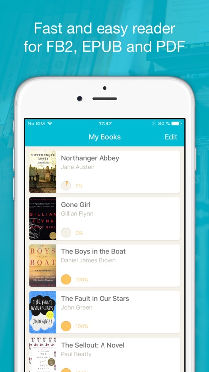 My reader Epub Pro e-book cloud library for ebooks