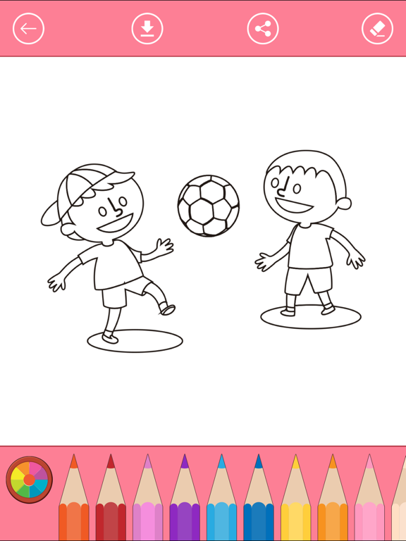 Screenshot #5 pour Football: Livre à colorier pour les enfants
