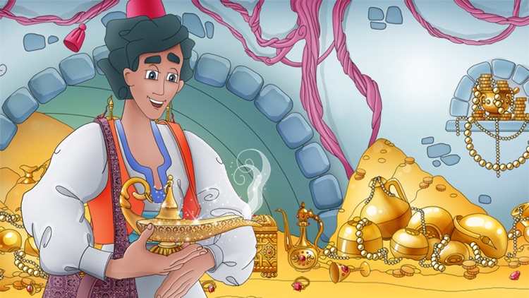 Aladdin and The Magic Lamp - Interactive Kids Book screenshot-3