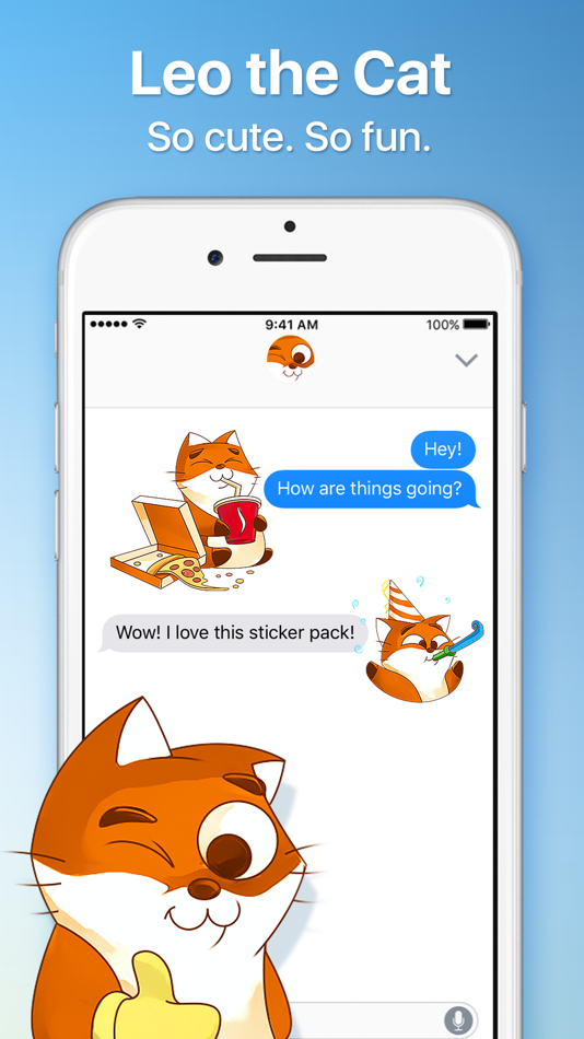 Leo the Cat - Fun Stickers - 1.0 - (iOS)