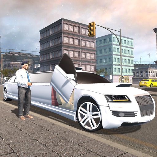 Сумасшедший город лимузин водитель 3D – городской