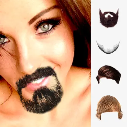 Beard and hair stickers mustaches photo editor Cheats