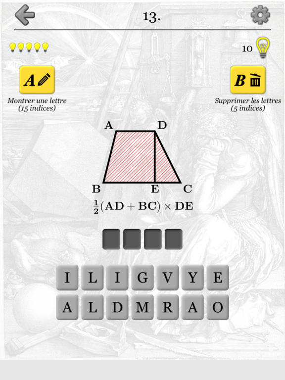 Screenshot #4 pour Les formes géométriques et les types de triangles