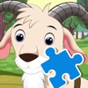 Puzzles Goats Farm And Jigsaw Games Learning