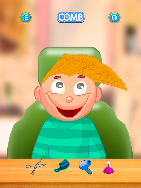 Screenshot #4 pour Jeu d'enfant / coupe de cheveux blonds