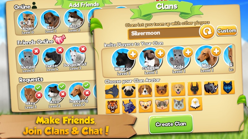 Cat & Dog Online: Multiplayer Kitten & Puppy Sim screenshot 3