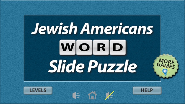 Jewish Americans Word Slide Puzzle