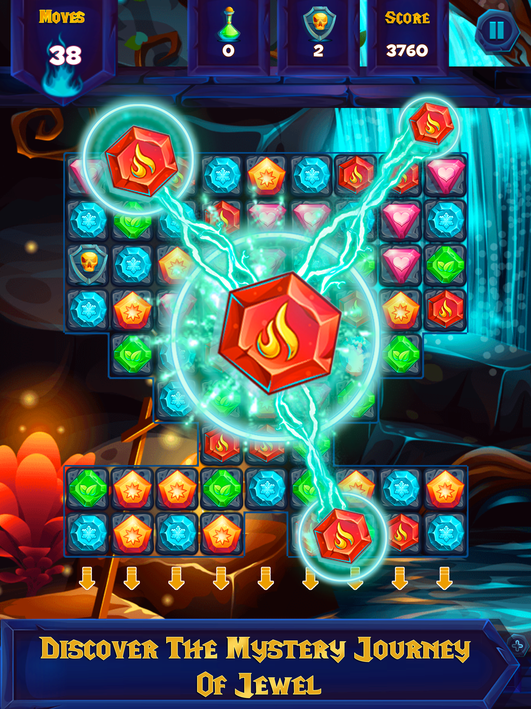 Jewel Mystery - Free match 3 puzzle games screenshot 6