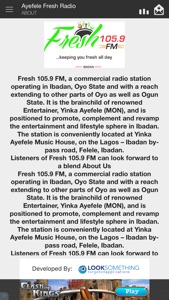 Ayefele Fresh Radio screenshot #2 for iPhone