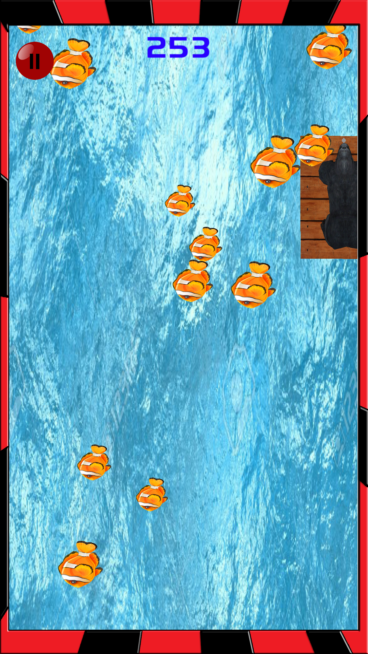Gorilla on Raft Simulator – Catching Fish 2017 screenshot 3