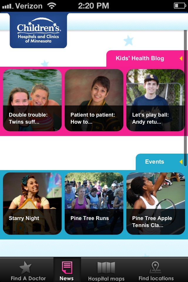 Children's Hospitals and Clinics of Minnesota screenshot 3