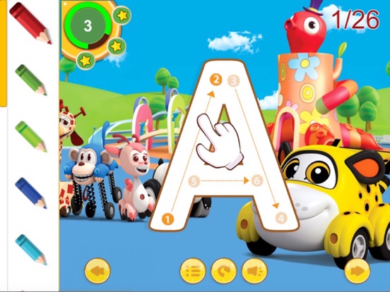 英語アルファベットABC「子供向け教育」リズム・絵・発音で学ぶ  キッズ ゲーム 無料のおすすめ画像1