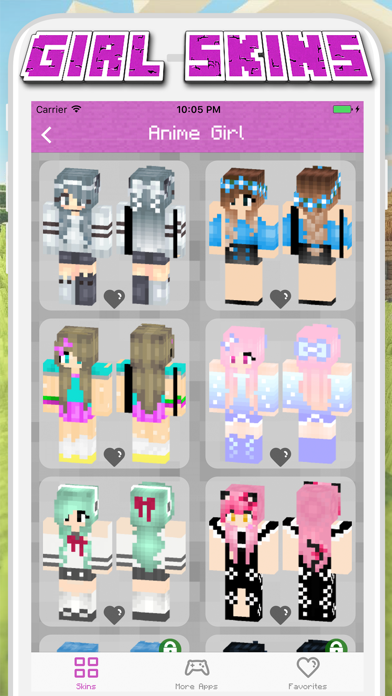 Girl Skins for Minecraft PE - MCPE Skins Freeのおすすめ画像2