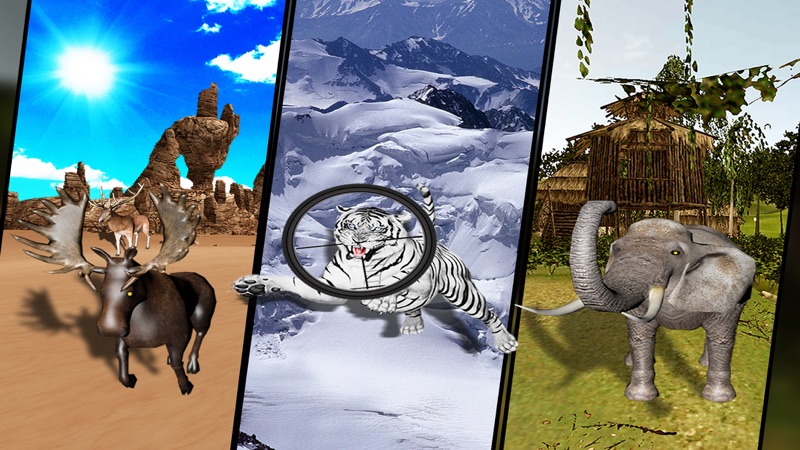 鹿の狩猟2017プロ：究極のスナイパーシューティング3D screenshot 3