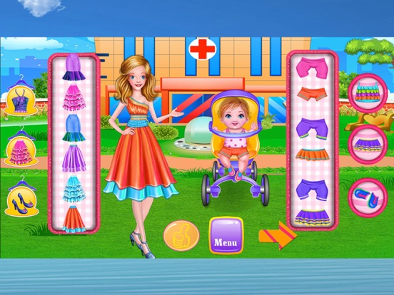 New-Born Baby Hospital Doctor Care-Dressup game screenshot 3