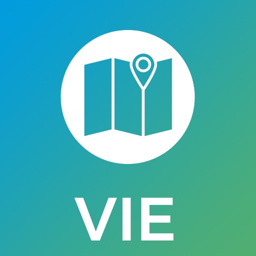 Vienna city maps icon