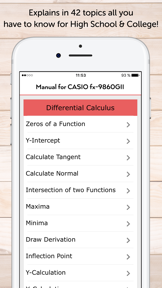 CASIO Graph Calculator Manual screenshot
