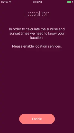 Captura de pantalla de DayNight: Day/Night Awareness en iPhone 3